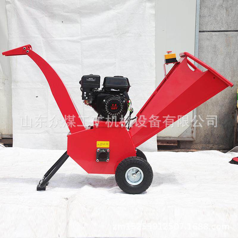 现货汽油碎枝机小型移动850汽油碎枝机新型园林绿化剪枝粉碎机
