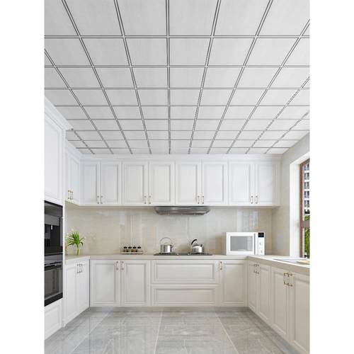 集成吊顶铝扣板300×300天花板卫生间厨房阳台客厅全套材料自装