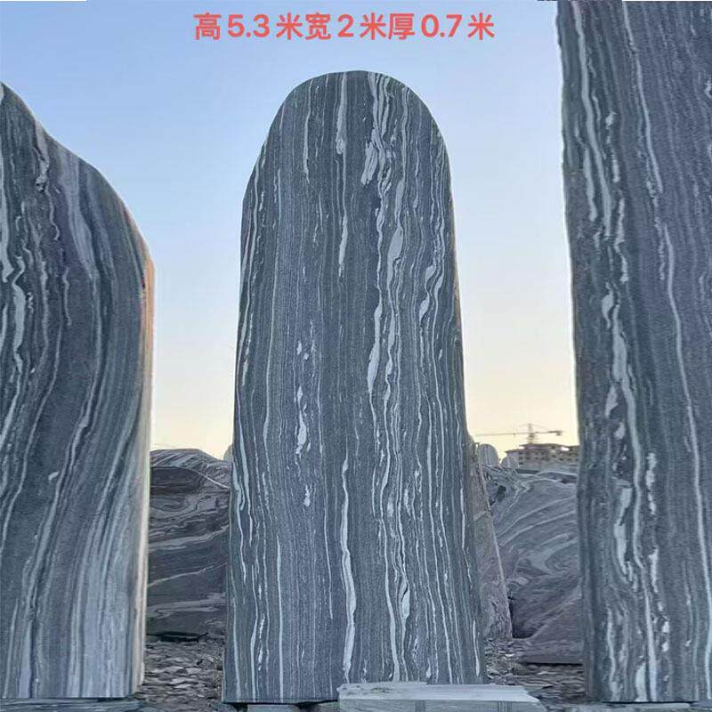 大型景观石校园刻字石公园村口立石小区门牌刻字石厂家