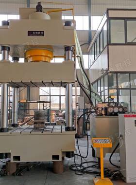 630吨四柱液压机拉伸机PLC伺服压力机500T800t快速油压机订制厂