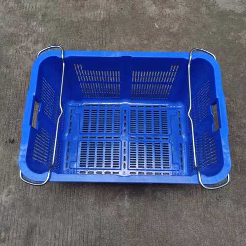 东莞690*490*370塑胶加厚运输框 荔枝周转筐