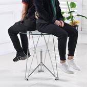 现代茶几玻璃桌子圆桌简约桌桌圆桌钢化玻璃家用洽谈椅玻璃玻璃