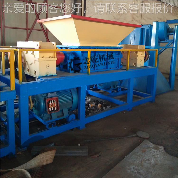 小型双轴撕碎机 旧料碎设XPD备  橡胶塑料粉碎废布机粉厂家