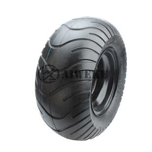 6寸真空轮胎铁轮毂13x6.50 改装 电动摩托四轮卡丁车配件13X5.00