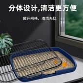 钢架狗厕所平板式 防尿溅狗便盆小中大犬宠物超大号粉色狗尿盆狗厕