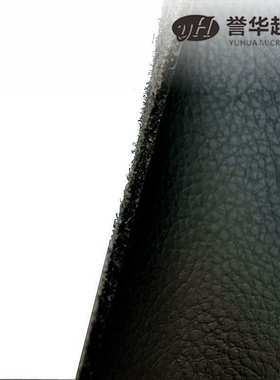 现货1.2mm汽车座椅用134荔枝纹耐磨皮面超纤革 沙发拉丝超纤皮革