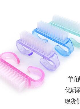 Dust cleaning nail brush, translucent horn brush, small-size