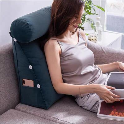 单人发沙床头垫靠拆洗可床上靠枕客厅护腰gmr0024榻榻米三角靠背