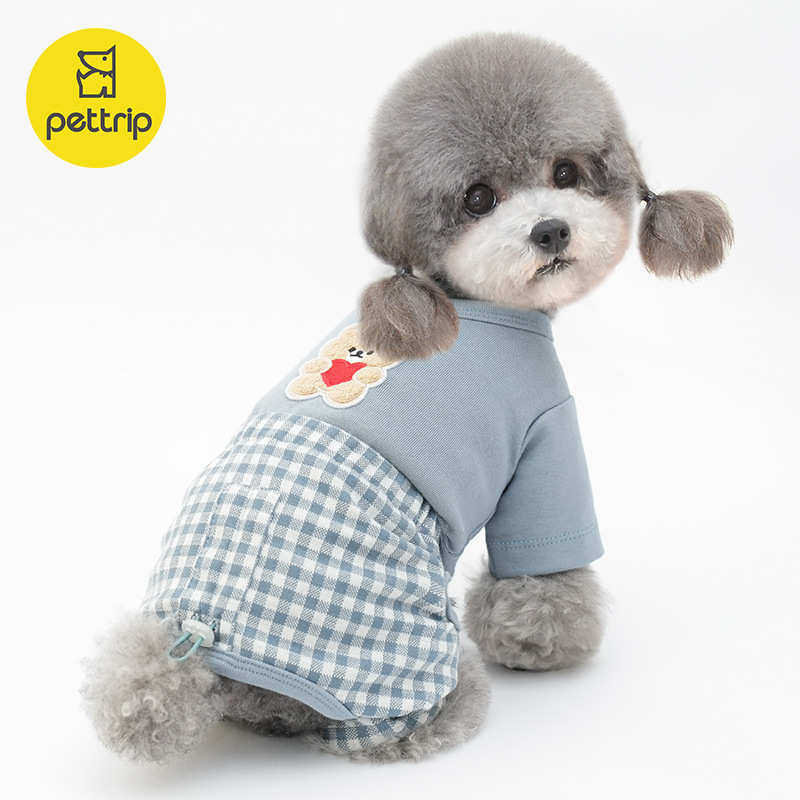 2024秋冬宠物衣服狗衣服四脚衣打底衣小型犬衣服雪纳瑞法斗衣服