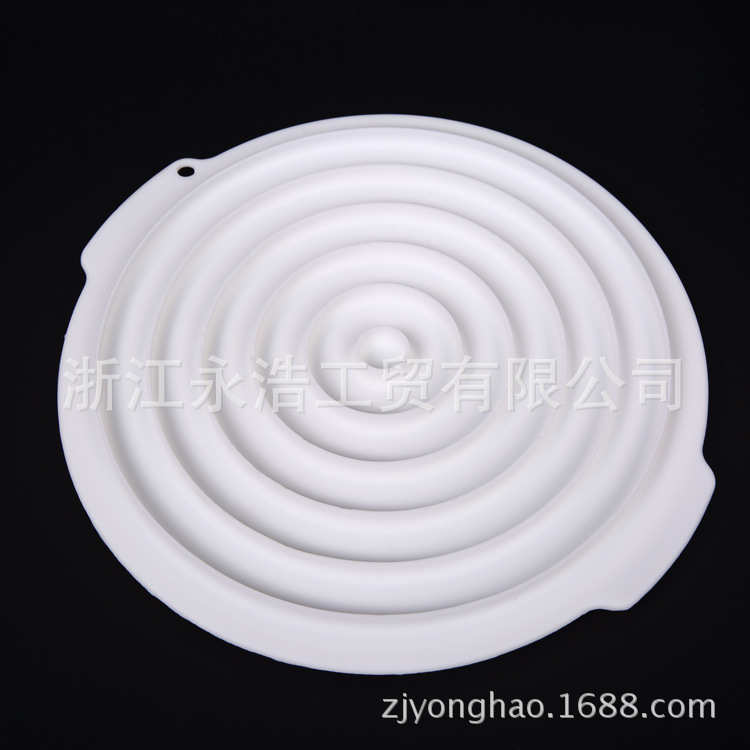 厂家直供硅胶蛋糕模白色圆形圈装饰模DIY烘焙模具慕斯蛋糕模