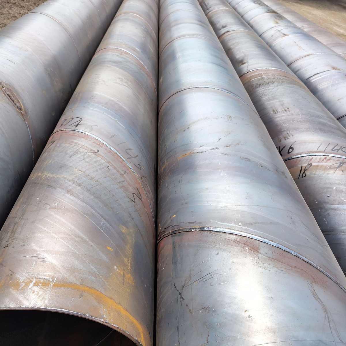 山东 泰安 螺旋焊管 圆管 1220*10 埋弧焊管 大口径管排水设施用