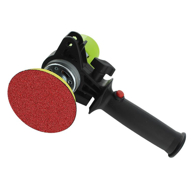 电动速FJL吸打磨机3寸手盘持砂纸干磨机高抛光面墙磨光机腻子打磨