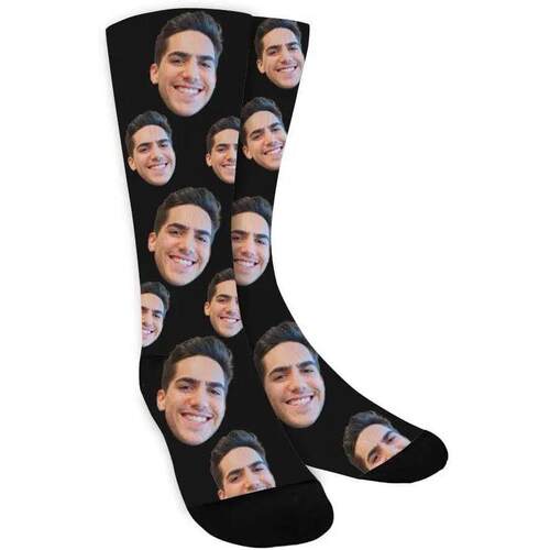 Custom Socks with Photo Personalized Face Socks for Men Wome