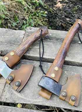 户外携尼曼斧子25445露斧营手斧劈柴剁骨斧子手工锻便造木战工斧