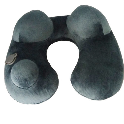 工厂供应按压充气充气旅行便携枕