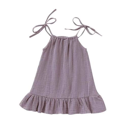 Summer Toddler Baby Girl Sleeveless Ruffles Dress Sarafan Ki