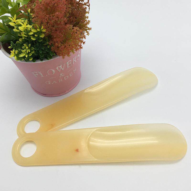 现货塑料短鞋拔 可挂式半透明鞋拔子 便携鞋溜子懒人实用穿鞋