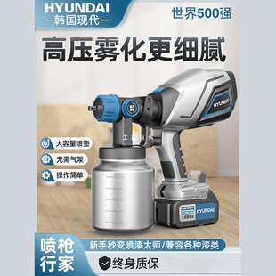 电动喷漆枪小型家用充电式油漆喷枪220v真石乳胶漆专用喷漆一体机