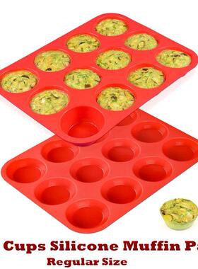 Silicone Muffin Pan Regular Size Cupcake Tin Baking