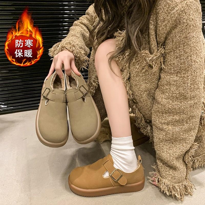 雪地靴爆款绒面防水时尚雪地靴