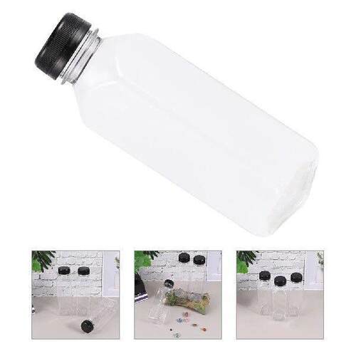 12 Pcs Small Pump Bottles Drink Containers for Mini Fridge
