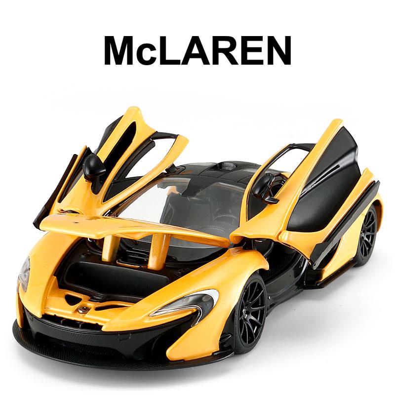 高档迈凯伦11版授权:2P4 RASTAR星辉仿真合金汽车模型正摆件玩具