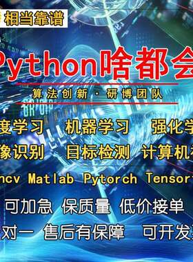 yolo目标检测图像unet语义分割缺陷检测视觉opencv程序python代做