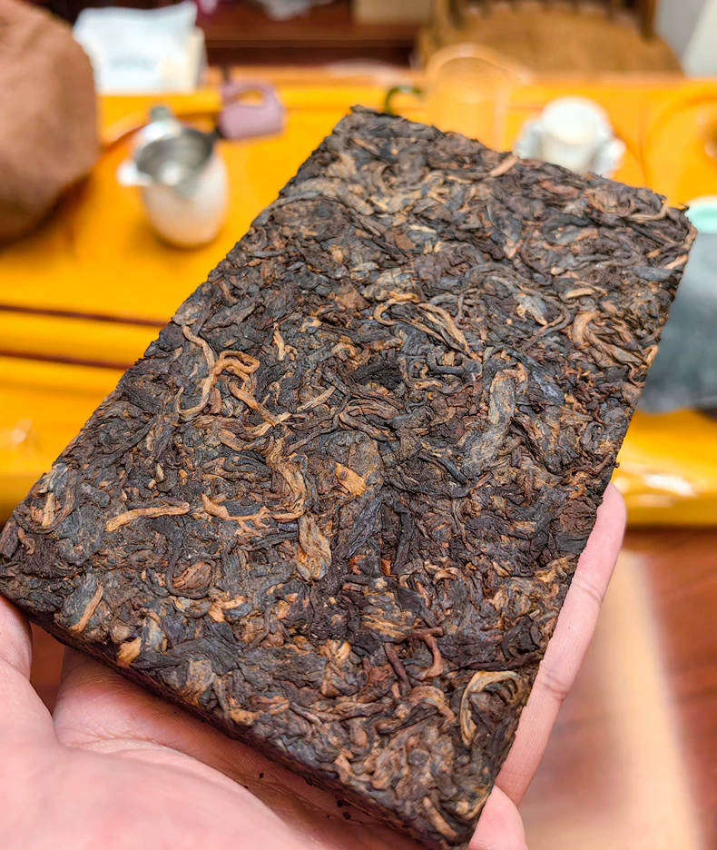 2007年古樹普洱熟茶老茶頭磚250g特級陳茶高貨茶 普洱茶 BUASHOP普洱老茶