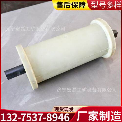 矿用150*300mm尼龙地滚铁路钢丝绳输送尼龙聚氨酯地滚轮厂家