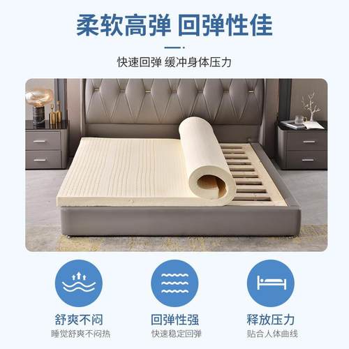 宿乳胶床垫褥家用薄款HEP5cm床软垫学生舍子榻榻米垫单双人加厚护