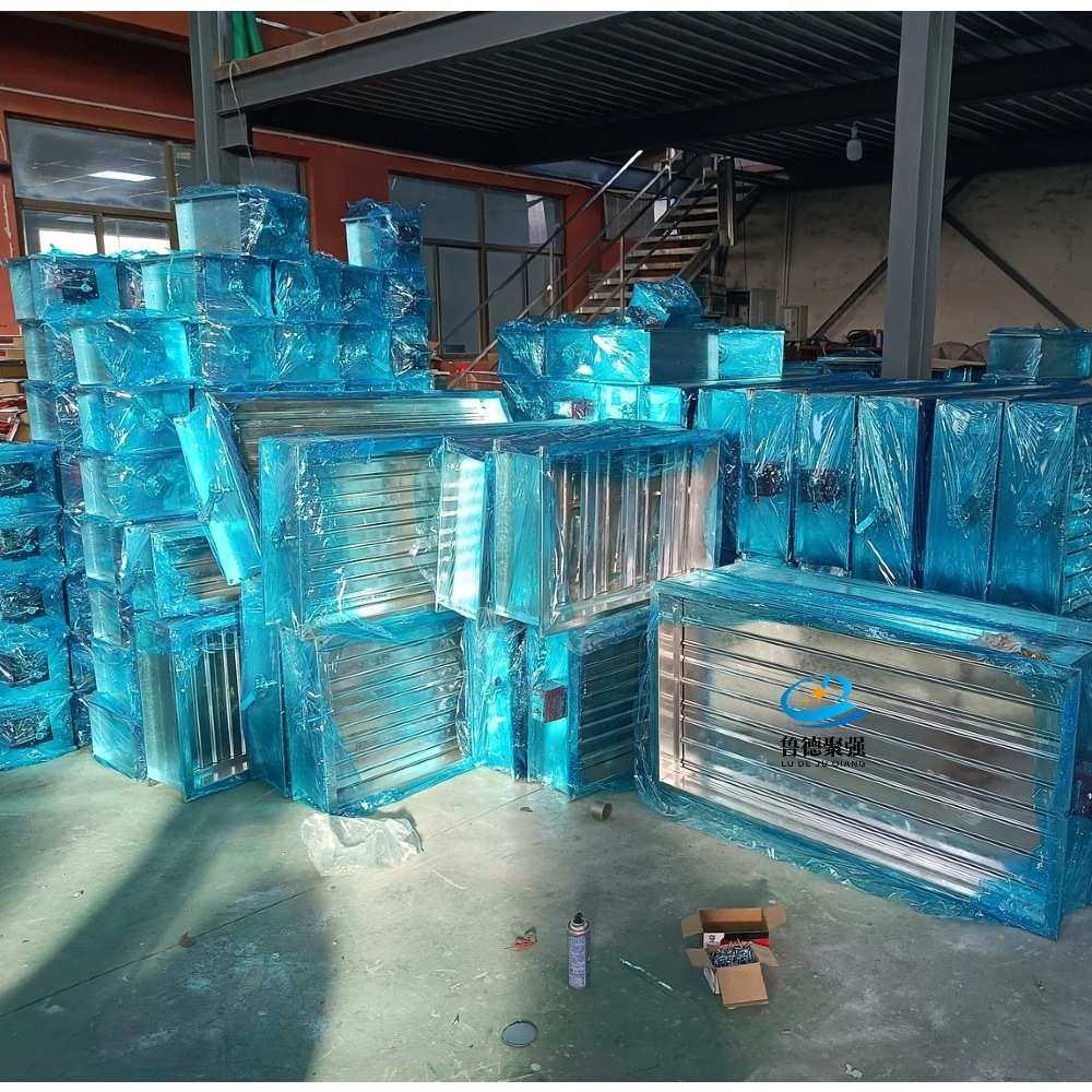 铝合金正压送风口 镀锌消防常闭楼梯间前室远控电动对开多叶排烟,标准件/零部件/工业耗材,液压阀,淘宝优惠券,粉丝福利购,淘宝优惠卷