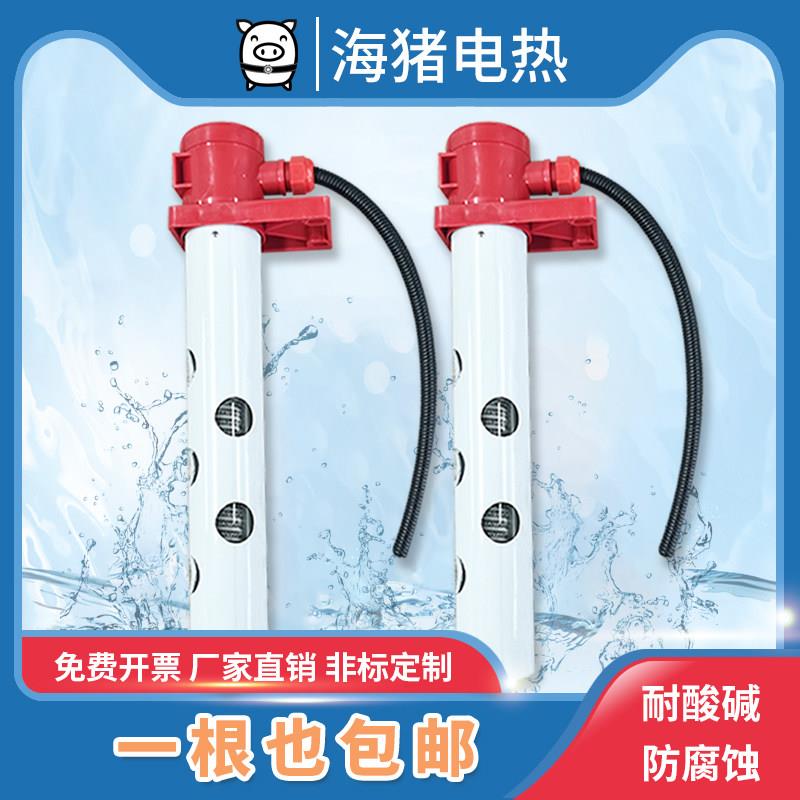 耐酸碱液体石英加热管防腐电镀槽电加热棒工业大功率钛合金加热管