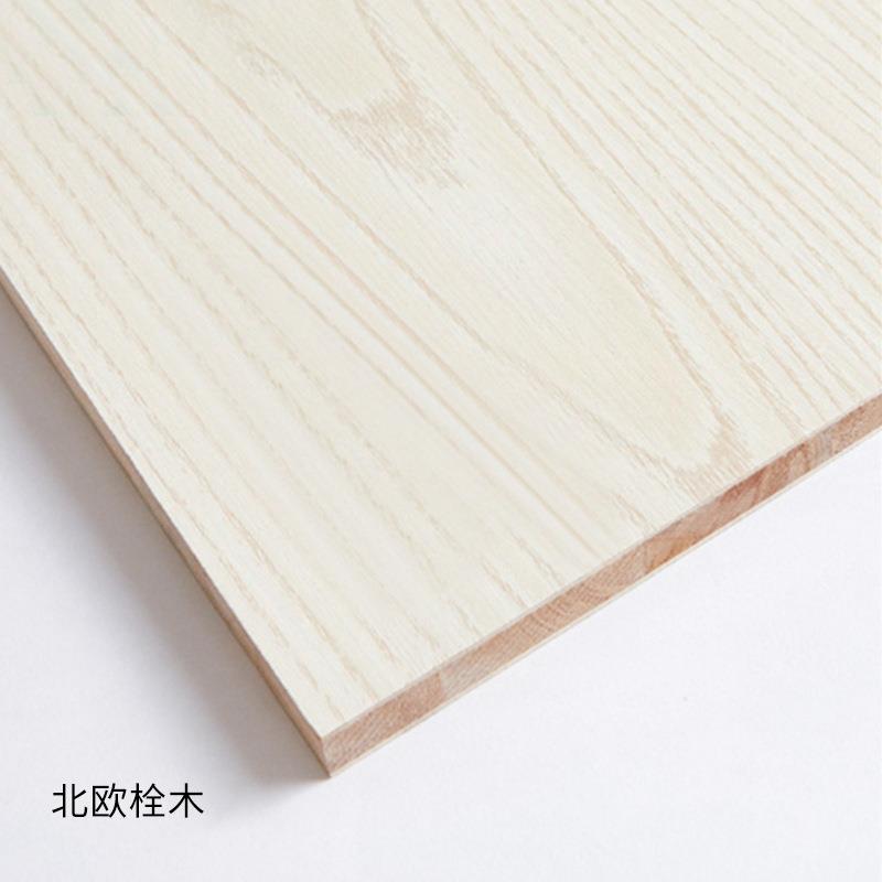 新款直销免漆板多层杉木生态板松木饰面板护墙板中高低密三胺板供
