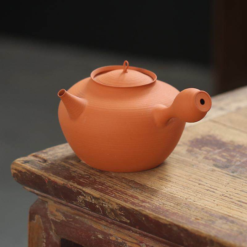 潮汕红泥砂铫壶煮茶壶炭炉烧水壶小功率电陶炉电热丝炉茶具仿古壶