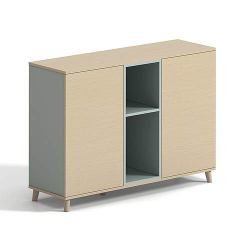 代简约办UML-S010公室矮柜件资柜料柜地柜储物柜隔断柜边柜家现用