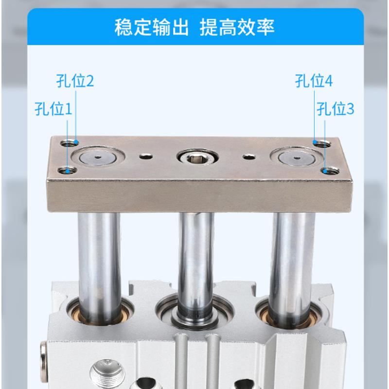 SMC MGPA12/16/20/25/32/40-10/15/30/35/45/50/60/70/Z 三轴气缸