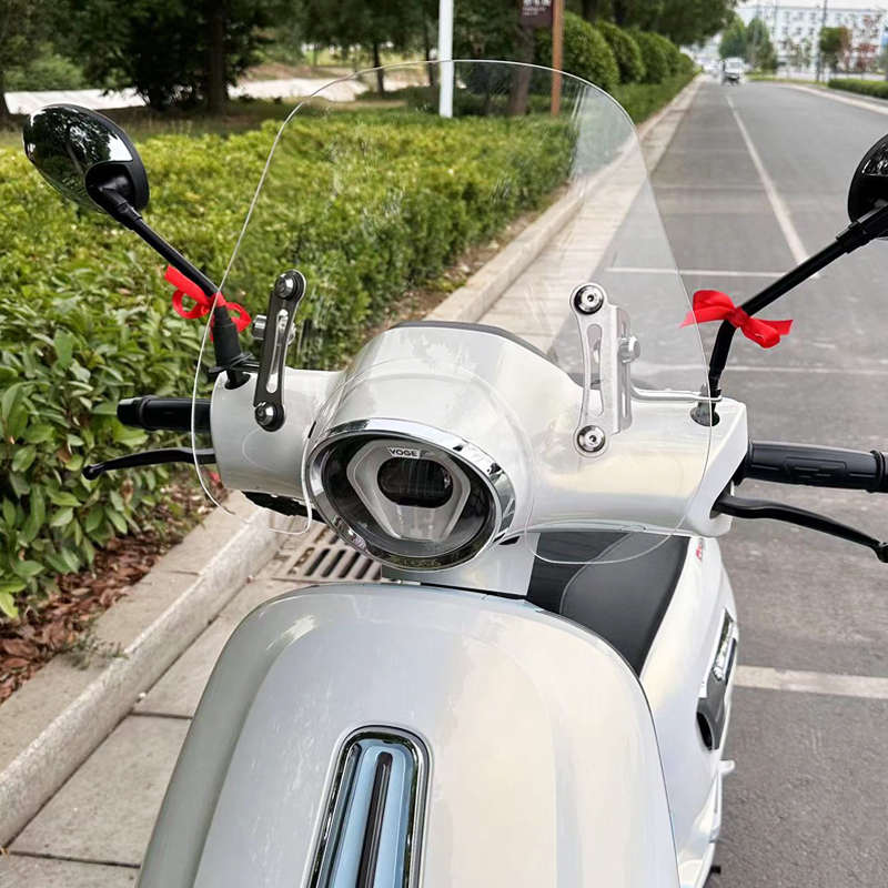 适用无极SR150C贝多芬风挡 前挡风玻璃透明挡风板 挡雨改装配件