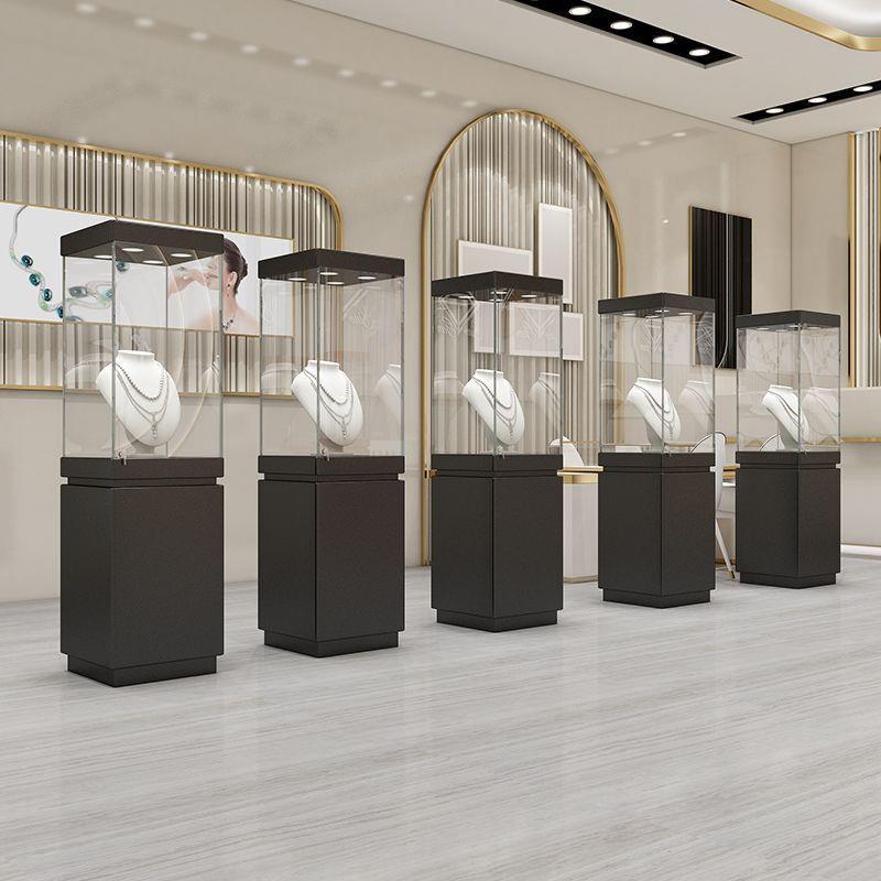 珠宝首饰珠宝陈列柜展示柜玻璃展柜展览博物馆玉器文物样品柜台