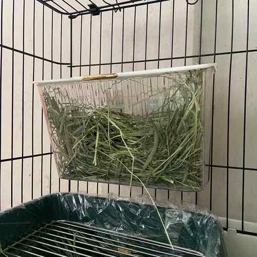 可悬挂透明亚克力食盒带盖 大容量防扒草家用食盒