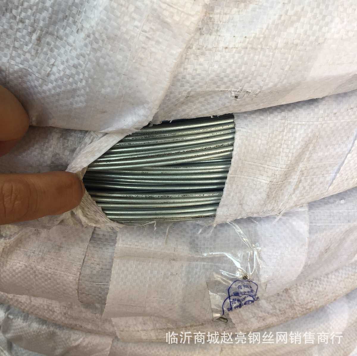 厂家批发 山东临沂现货供应14号镀锌铁线冷镀锌铁丝 扎丝