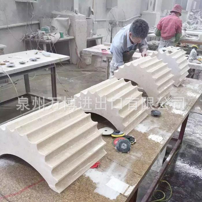 大理石罗马柱石材葫芦柱花岗岩圆柱线条门套制作定制定制流程图
