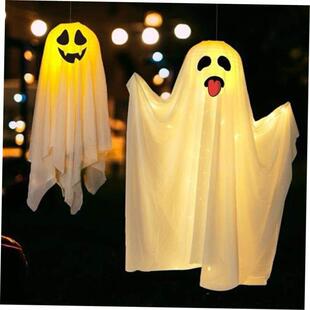 Light lanterns and hangings Halloween ghost decorations