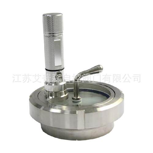 不锈钢带刷活接视镜灯不锈钢法兰视镜DN50--DN300