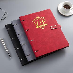 定制vip顾客档案本美容院活页会员登记本养生馆客户跟踪记录本贵