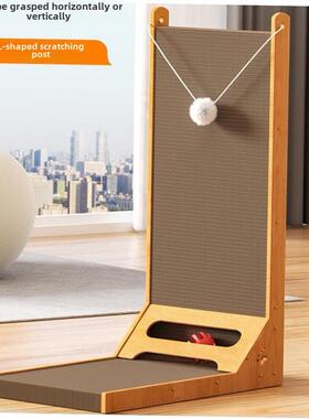 Cat scratch board Corrugated large cat scratch pad bell toy