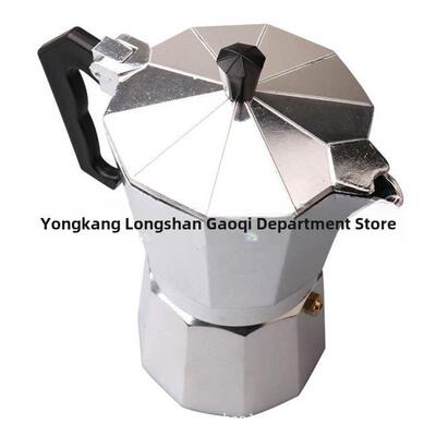 aluminum mocha pot octagon coffee pot france maker machine