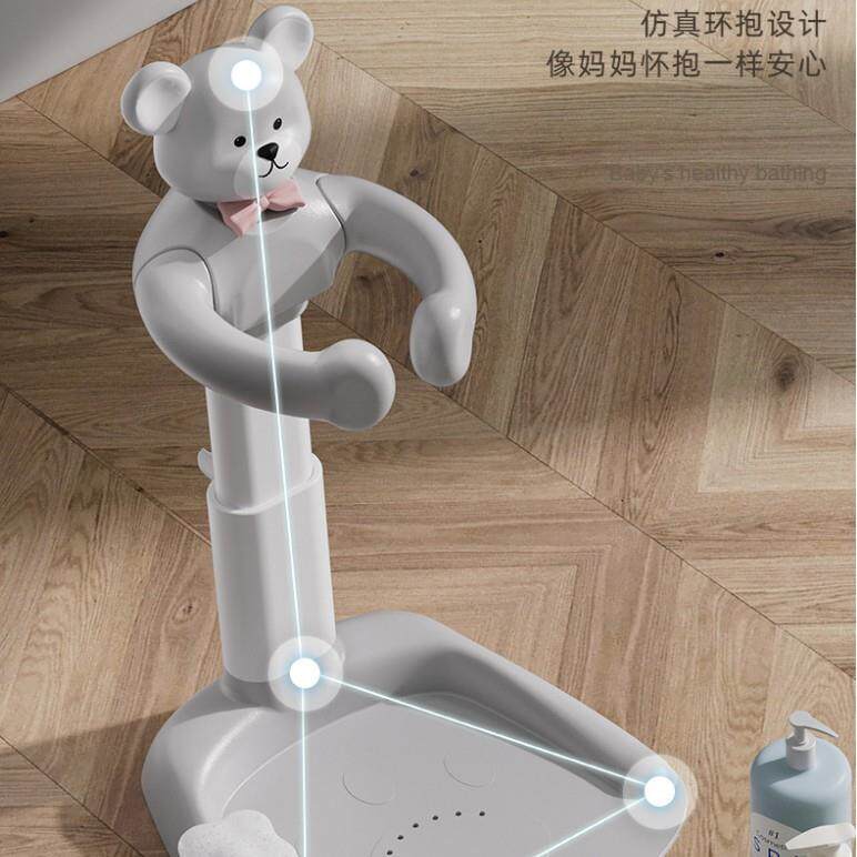 厂家直销宝宝站立洗澡神器婴幼儿洗澡台浴盆洗屁屁神器站立浴盆架