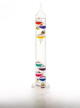 Nitori家居创意装饰装饰品覆古礼物天气预报伽利略彩色球温度计