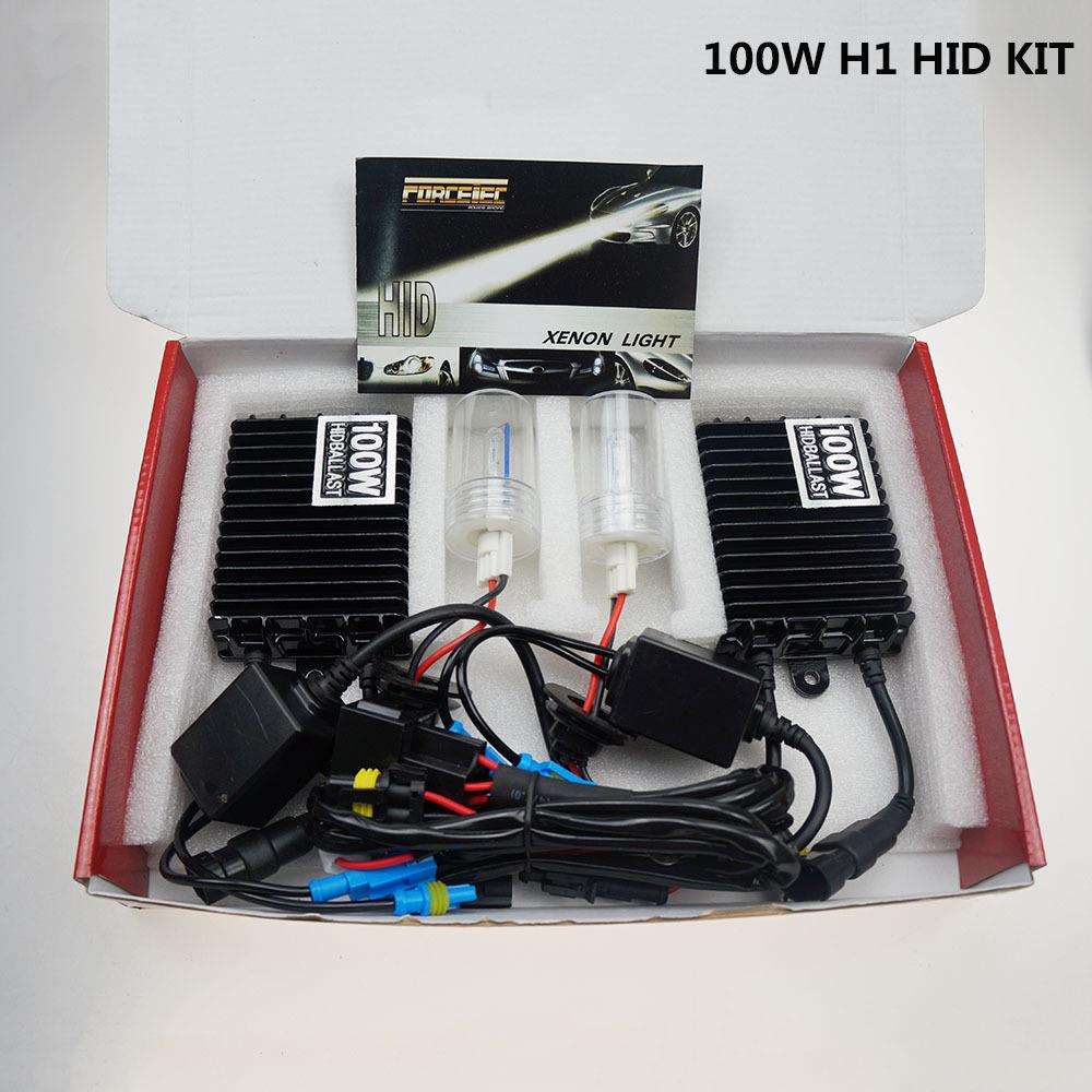 源头厂家 迪卢斯 100W hid氙气灯套装 大功率氙气灯H1 H4 H7车灯