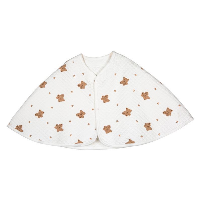 月子披肩秋冬保暖短款纯棉披肩